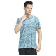 Adidas Ανδρική κοντομάνικη μπλούζα Own the Run Allover Print Tee Adidas Ανδρική κοντομάνικη μπλούζα Own the Run Allover Print Tee